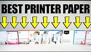 BEST Copy & Printer Paper TESTED - Quality Comparisons!