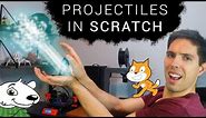 Projectiles in Scratch - How to make bullets, rockets, fireballs, lasers!