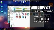 Windows 7 OPTIMA Lite Edition x64 Bit - July 2020