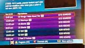 Comcast TiVo HD Guide