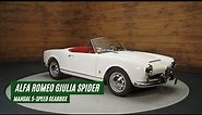 Alfa Romeo Giulia Spider | Extensively Restored | Very Good Condition|1964-VIDEO- www.ERclassics.com