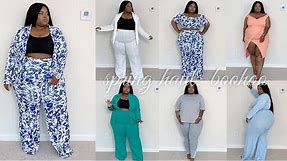 FINALLY Plus Size Pant Suits!! Boohoo Try-On Haul | Spring 2019