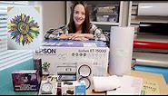 How to Set up an Epson EcoTank 15000 for Sublimation | Supplies you need & Making my first print!