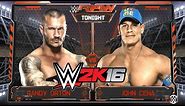 WWE 2k16 - Randy Orton Vs. John Cena Match Gameplay [1080p 60fps]