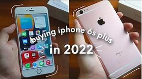 buying iPhone 6s Plus in 2022 + accessories unboxing 📦🇵🇭