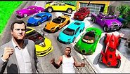 Collecting MICHAEL'S SECRET CARS in GTA 5!