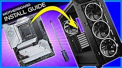 How to Install a Motherboard into a PC Case