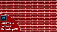 How to create a Brick walls Pattern in Photoshop CC