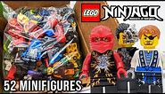 Expensive LEGO Mystery Box with 52 RARE Ninjago Minifigures! (Unboxing)