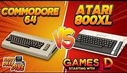 C64 vs Atari 800XL - Top 'D' Games Compared!