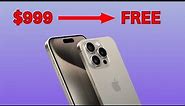 How To Get The iPhone 15 Pro For Free in 6 Minutes! [ Easy Trick ] + GIVEAWAY