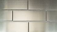 Stainless Steel 2x6 Matte Subway Tile