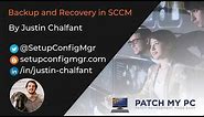 How to Configure Backup and Recovery for Microsoft SCCM