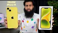New YELLOW iPhone 14 Unboxing & Colour Comparison