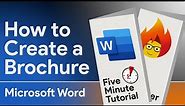 How to make a brochure in Word [Quick Tutorial]