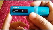 SONY Walkman NWZ-B183F review(blue)
