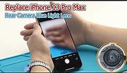 How to replace iPhone 13 Pro Max Rear Camera Blue Light Lens, Instead Replacing Whole Camera Module.