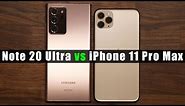 Samsung Galaxy Note 20 Ultra vs iPhone 11 Pro Max - Full Comparison