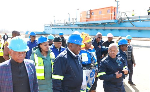 President Cyril Ramaphosa launches the Rand Water Zuikerbosch System Purification Plant