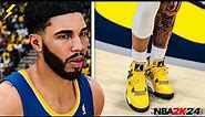 HOW TO MAKE Air Jordan 4 “Lightning” In NBA 2K24 Shoe Creator