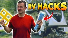 RV Camping Hacks / Tips That Will Save Your Marriage 🤣 & Cost You Nothing