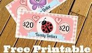 Free Printable Play Money Kids Will Love | Fake Monopoly Bills & Coins
