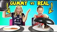 GUMMY vs REAL FOOD 4!!!