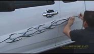 How To Install Vinyl Graphics On Vehicle. Small to Medium Size.