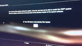 How to do a system update on ps3