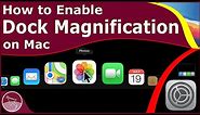 How to Enable Dock Magnification on Mac - Mac OS Big Sur | 2021