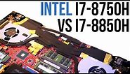 Intel i7-8750H vs i7-8850H - Laptop CPU Comparison and Benchmarks