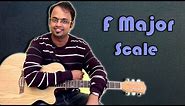 How To Play - F Major Scale - Guitar Lesson For Beginners