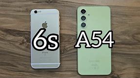 Samsung Galaxy A54 vs iPhone 6s