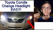 Toyota Corolla 2003 - 2008 headlight replacement tutorial - only takes 5 Minutes!