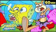 Best SpongeBob Fights and Battles! 💥🥊 | 60 Minute Compilation | SpongeBob