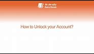 Unlock your account with these simple steps using #BarodaConnect - Internet Banking by #BankofBaroda