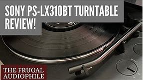 Sony PS LX310BT Turntable Review!