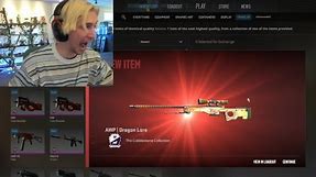 xQc Gets The First "Dragon Lore" in CSGO 2 History
