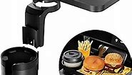 Car Cup Holder Tray -Expander- 3 in 1 Detachable Food Table Tray with Solid Base - Road Trip Essentials Accessories Gadgets - Fits Yeti, Hydro Flask 32/40 oz