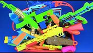 Box of Toys ! Colored Toys Guns & Equipment - Gun,Crossbow,Rifles and more Colored toys for Kids