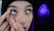 Trying Contacts for the First Time! - UV Light Test + First Impression