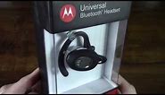 Motorola H730 Bluetooth Headset Unboxing & Review