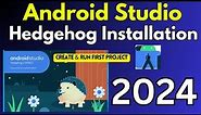 Android Studio Installation on Windows 11 [2024] |Android Studio Hedgehog | Create & Run Android App