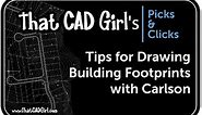 Tips for Drawing Building Footprints with Carlson Software