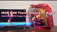 IRON MAN Theme Gaming PC Build! Intel I9 / RTX 3070 / Cougar Conquer / Water Cooling