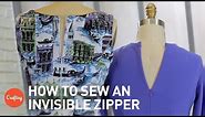 How to Sew an Invisible Zipper Step by Step | Sewing Tutorial with Angela Wolf