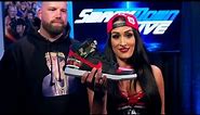 Nikki Bella's unveils her custom-made WrestleMania sneakers: Exclusive, March 21, 2017