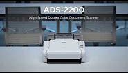 Brother ADS-2200 Compact High-Speed Color Duplex Desktop Document Scanner