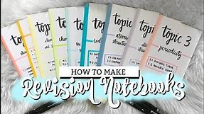 HOW TO MAKE REVISION NOTEBOOKS (IB CHEMISTRY HL) | studycollab: alicia