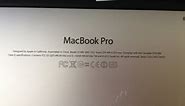 MACBOOK PRO A1398 Retina Display Replacement